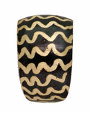 Fashion Bangle in Scribbled Black and White