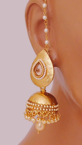 Goldolish jhumi earring-2592
