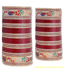 Beautiful cream and marron multicolour choora