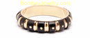Golden And Black Fashion Cuff Bangle-Small