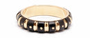 Golden And Black Fashion Cuff Bangle-Small