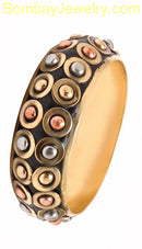 Golden,Copper,Silver Fashion Cuff Bangle