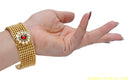 kundan cuff bangle