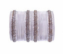 Silver bangle set-2191