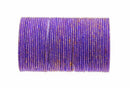 purple and golden bangle set-2232