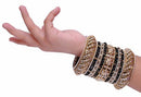 Golden and black bangle  set-2258