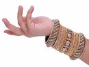 Goldpolish golden bangle set-2259