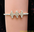 GOLDPLATED WHITE DIAMOND ARMLET
