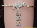 GOLDPLATED WHITE DIAMOND ARMLET