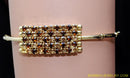 goldplated brown diamond armlet