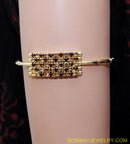 goldplated brown diamond armlet