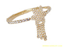goldplated white diamond armlet