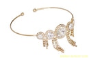 goldplated white diamond armlet