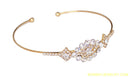 goldplated white diamond armlet