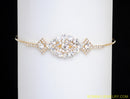 goldplated white diamond armlet