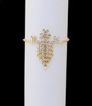 goldpolated white diamond armlet-3