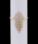 goldpolated white diamond armlet-6