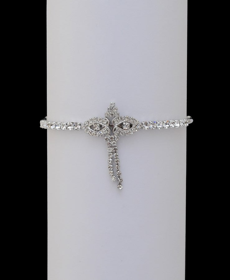Silverpolish white diamond armlet-11
