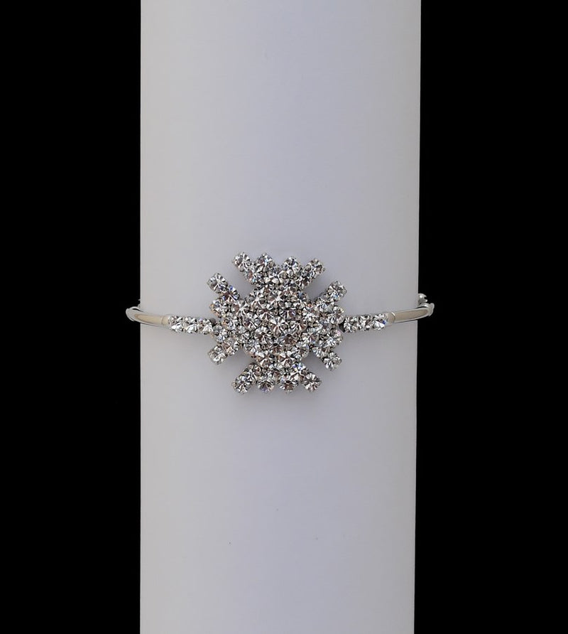 Silverpolish white diamond armlet-15