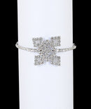 Silverpolish white diamond armlet-17