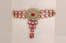 goldpolish fusicha pink and white kundan armlet-1264