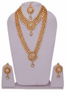 Goldpolish white bridal set-1507