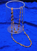 Goldpolish multicolored chain-1072-11.8"