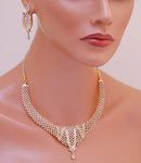 Goldpolish white diamond set-1549