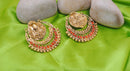 Ramleela orange earring-108