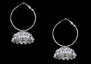 silverpolish white earring-2476