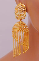 Goldpolish jhumi earring-2633