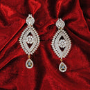 Goldpolish Black and white diamond earring-2682