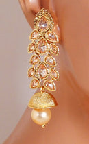 Beautiful golden earring-2772