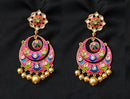 Goldpolish muliticolour Earring-2839