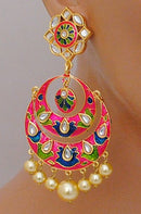 Goldpolish muliticolour Earring-2839
