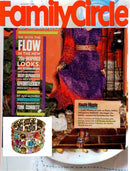 multicolour family circle fashion cuff bangle