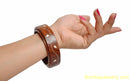 brown wood bangle