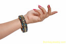 GOLDEN MULTICOLOUR FASHION BANGLE-L