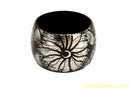 BLACK AND SILVER FASHION BANGLE
