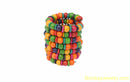 MULTICOLOUR WOOD WRAP BRACELET
