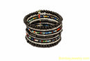 BLACK MULTICLOUR FASHION BRACELET