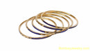 BLUE AND GOLDEN FASHION BANGLE