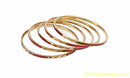 MARON AND GOLDEN FASHION BANGLE