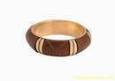 beautiful wood bangle- xl