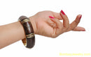 beautiful wood bangle- large