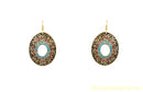 blue fashion earring