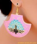 MULTICOLOUR PEACOCK EARRING