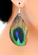 MULTICOLOUR PEACOCK EARRING