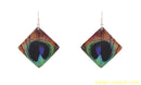 MULTICOLOUR PEACOCK EARRING