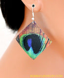 MULTICOLOUR PEACOCK EARRING